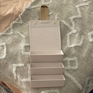 Beige Hanging Sunglasses Organizer